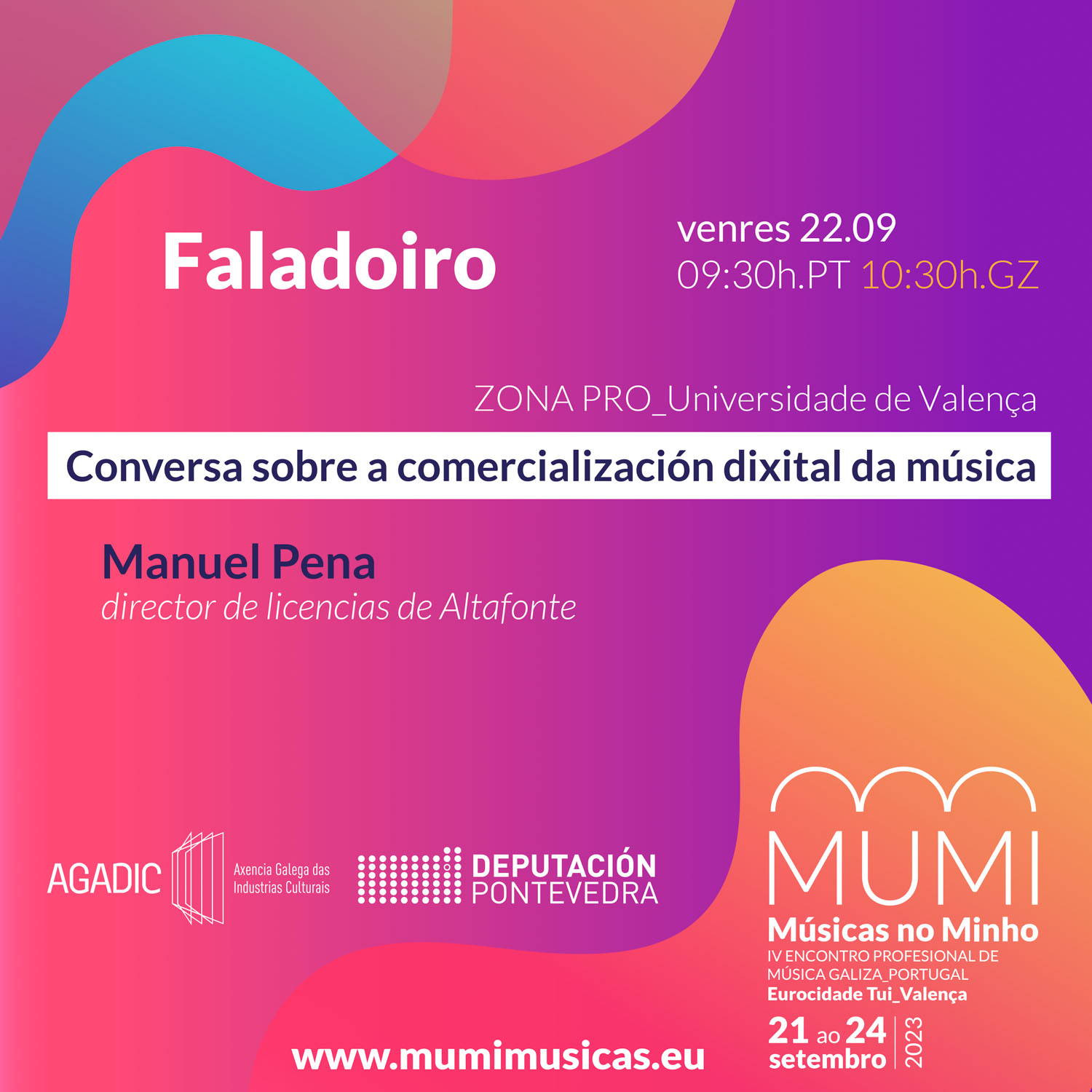 Faladoiro MUMI - Conversa sobre a comercialización dixital da música